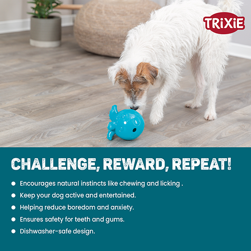 Trixie Snack Octopus Interactive Chew Toy for Dogs (Blue) Dogs-Toys Trixie