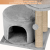 Furrlovers Tree with Condo & Elevated Perch for Cats (Grey) Cats-Toys Furrlovers Dropship