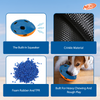 Nerf Bash Squeak and Crunch Football Toy for Dogs (Blue/Orange) Dogs-Toys Nerf