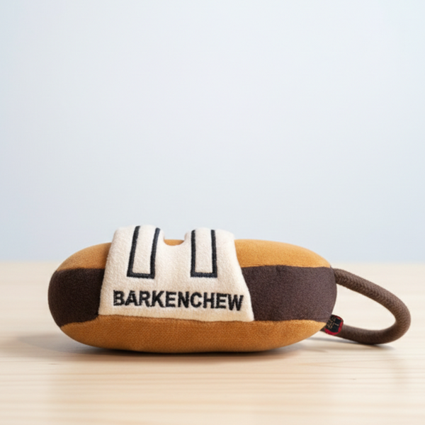 Pawgypets Barkenchew Slipper Plush with Rope Toy for Dogs