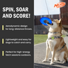 Nerf Dog Translucent Tire Flyer TPR Toy for Dogs (Blue)