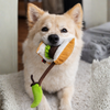 Pawgypets Vada Pav Plush with Rope Toy for Dogs Dogs-Toys Pawgypets Dropship 14in