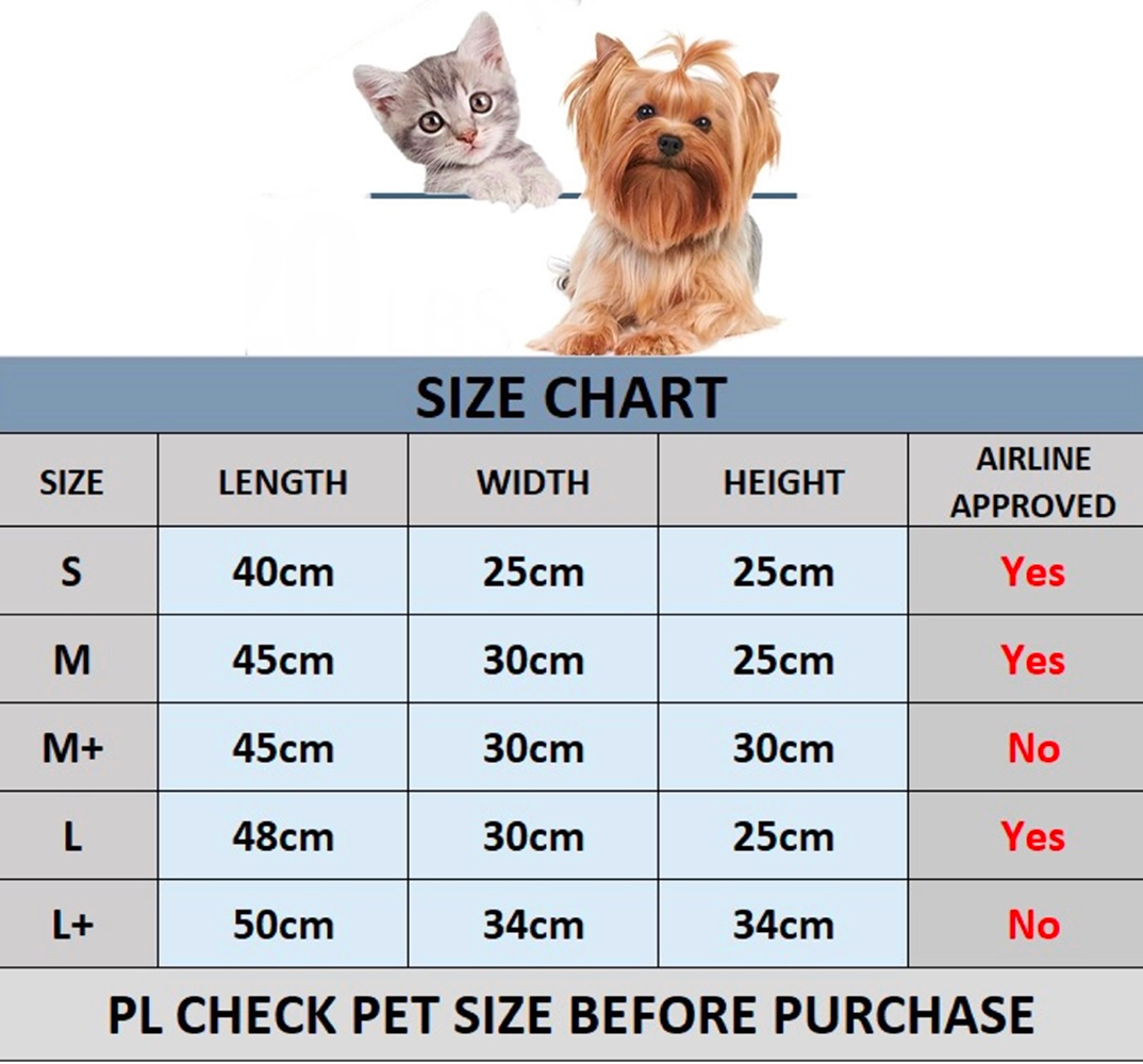 KUTKUT Soft Sided Airline Approved Foldable Travel Carrier for Small Dogs & Cat (Black) Both-Bedding, Mats & Travel Supplies KUTKUT Dropship