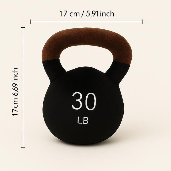 Talking Dog Club Kettle Bell Plush Toy for Dogs
