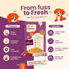 Nootie Nibblr Fresh Wholesome Ready to Eat Meal Daily Chicken Liver Beetroot & Rice Dog Wet Food Dogs-Fresh Food Nootie