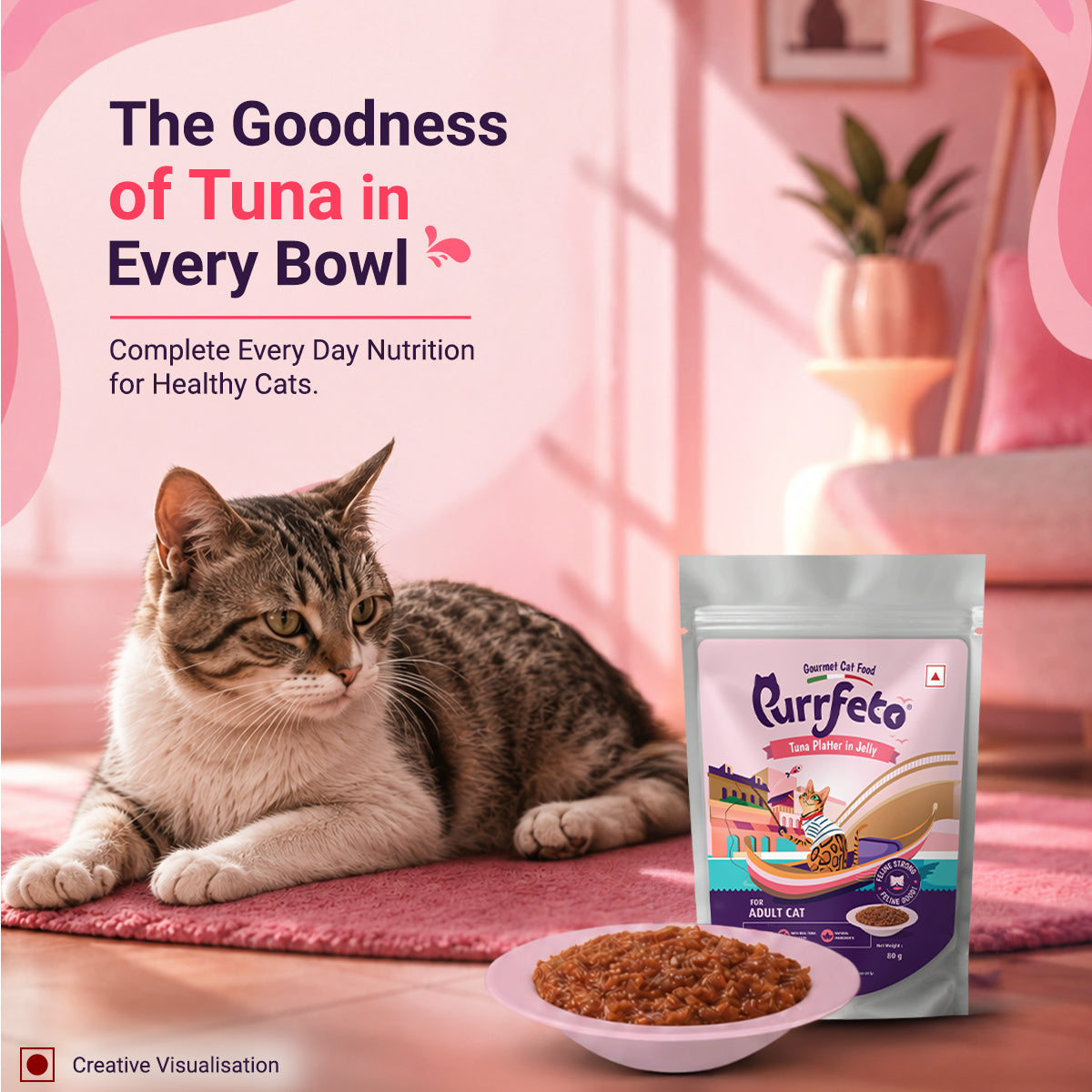 Purrfeto Tuna Recipe in Jelly Adult Cat Wet Food