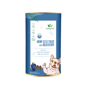 Healing Leaf Hemp Blueberry Dog Treats