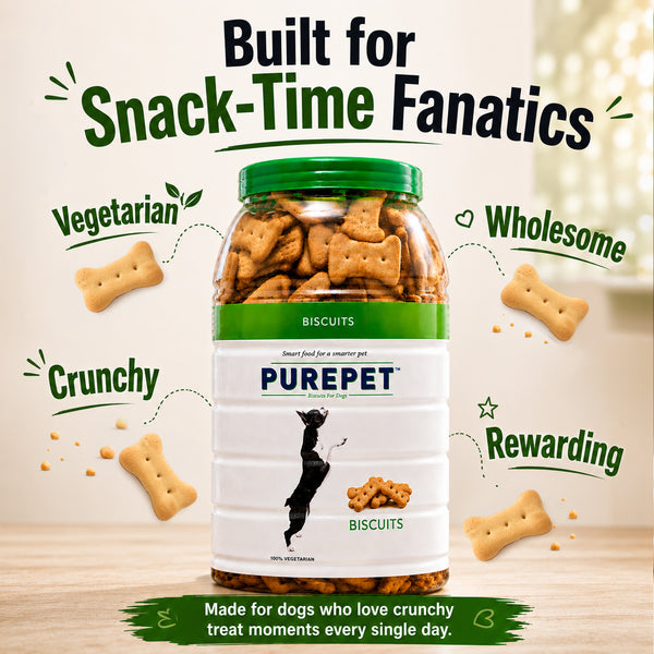 Purepet 100% Vegeterian Biscuit Dog Treats