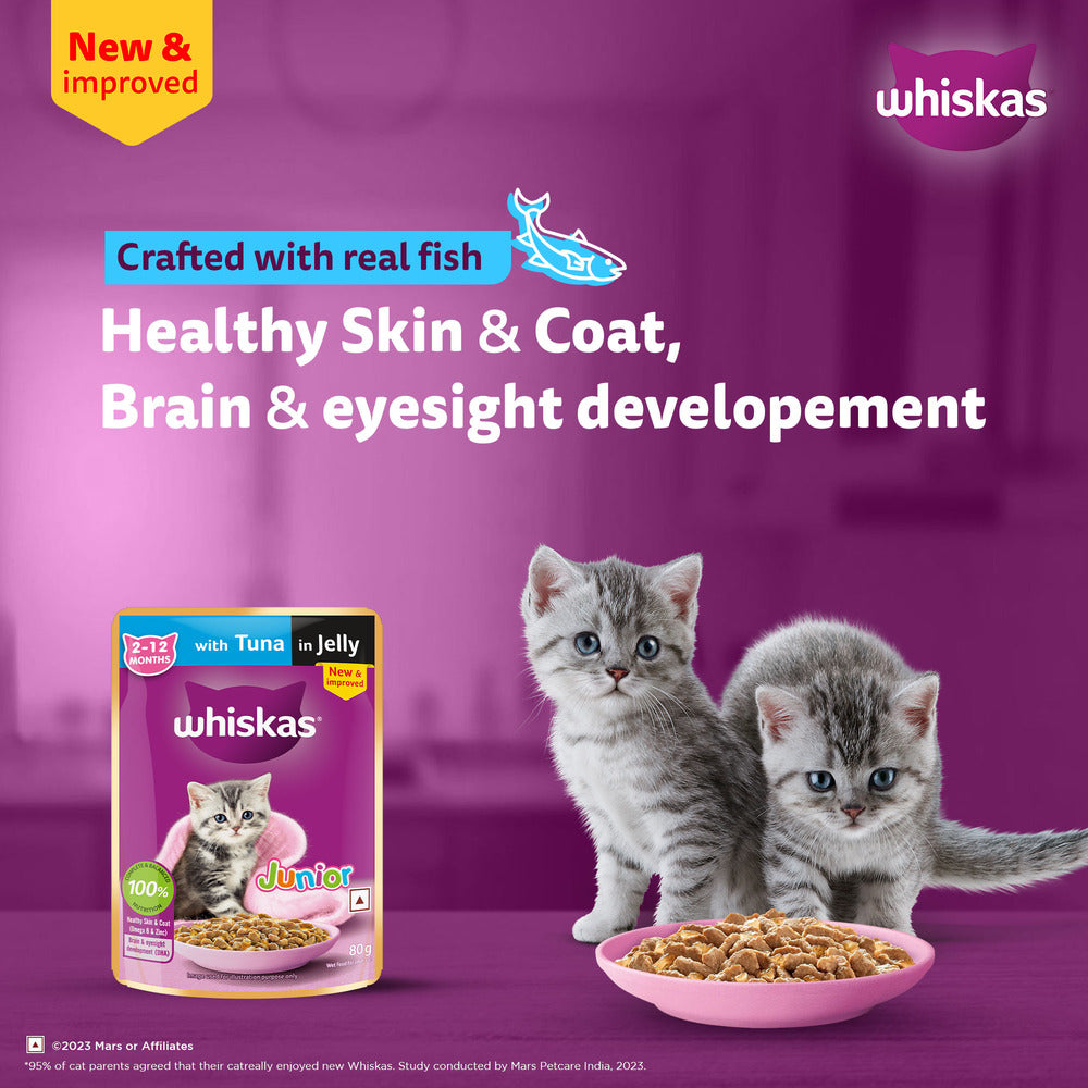 Sheba Chicken Loaf and Whiskas Tuna in Jelly Kitten Cat Wet Food Combo Exclusive Combo Exclusive Combo