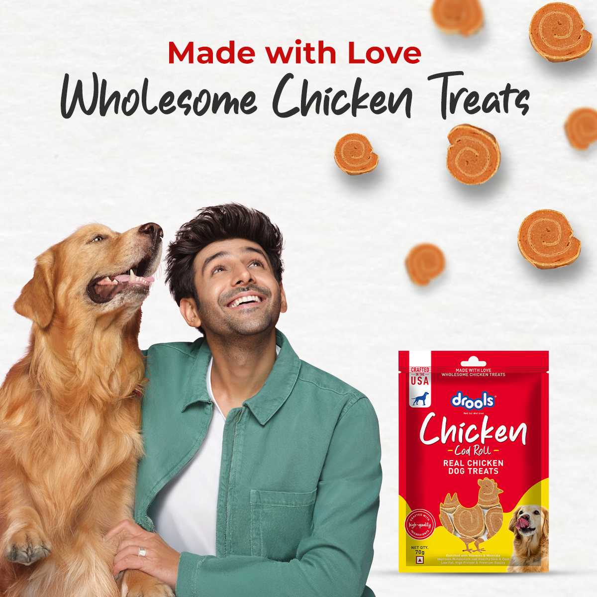 Drools Chicken Cod Roll Dog Treats Dog Treats + Others Drools
