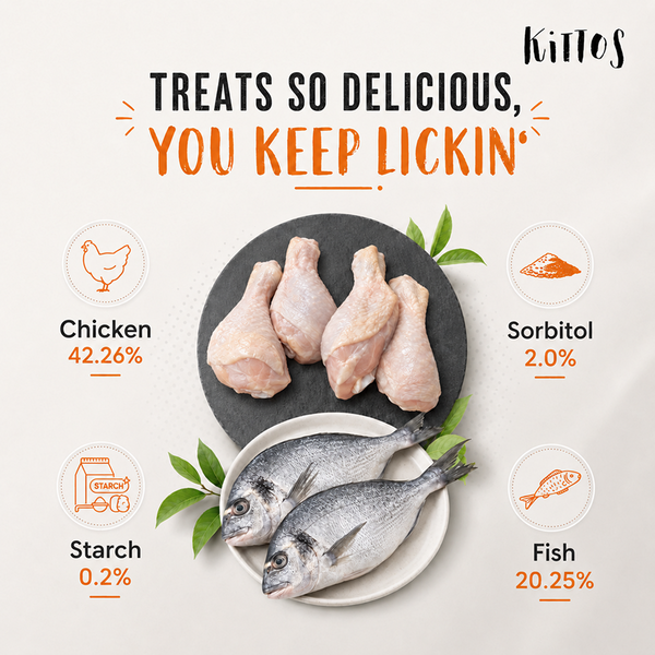 Kittos Purr Fect Sunfish Chicken and Twirls Cat Treats