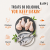 Kittos Purr Fect Sunfish Chicken and Twirls Cat Treats Cats-Treats & Others Kittos