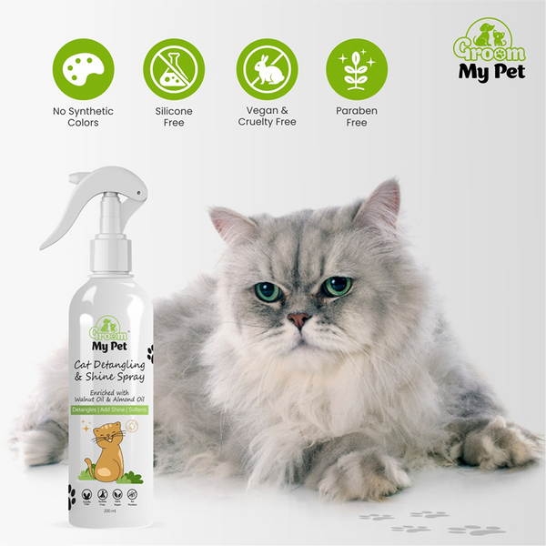 Groom My Pet Detangling and Shine Spray for Cats