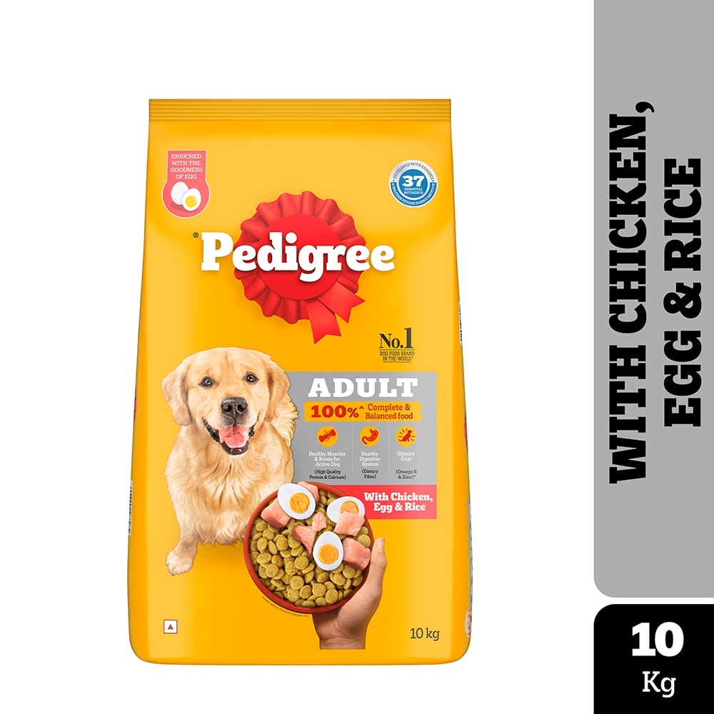 Pedigree Chicken, Egg and Rice Adult Dog Dry Food