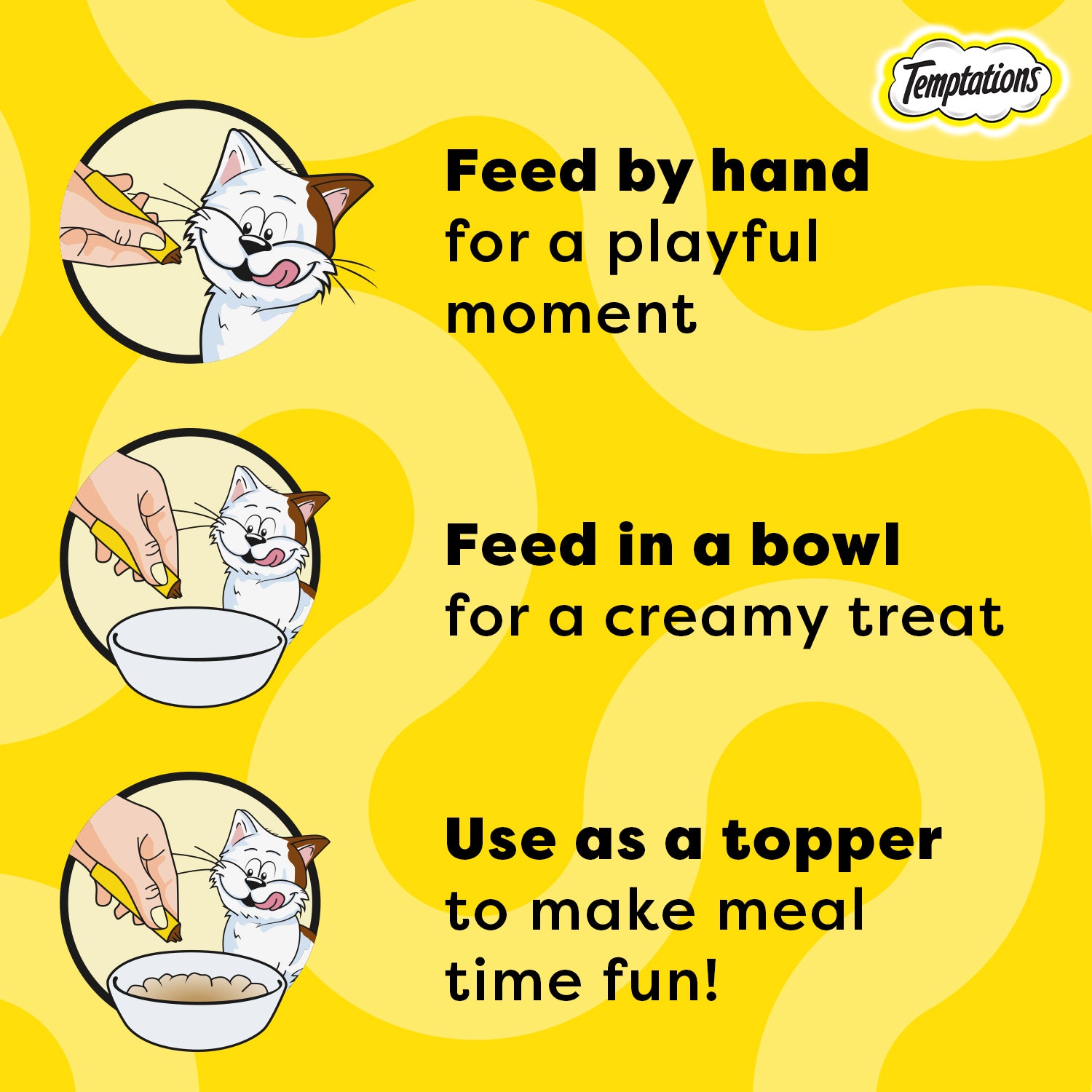 Temptations Creamy Purrrr ee Salmon & Cheese Cat Treats Cats-Treats & Others Temptations