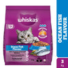 Whiskas Ocean Fish Flavour Adult Cat Dry Food (3kg) and Areion Vet Feli D Kitten Deworming Suspension (15ml) Cats-Pharmacy Exclusive Combo