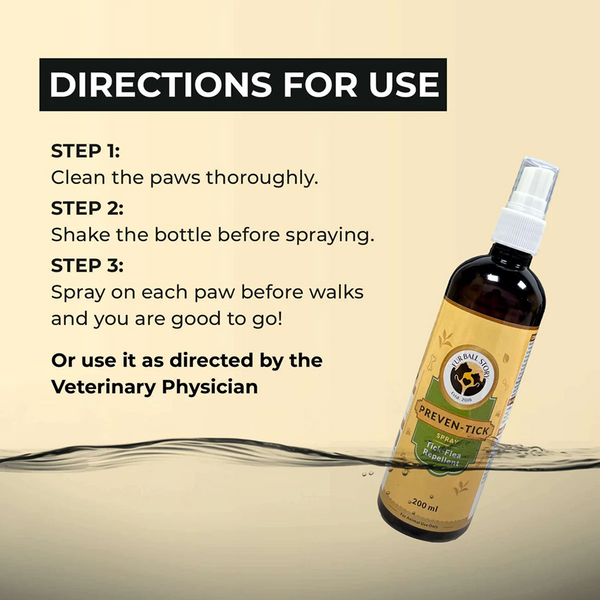 FurBall Story Preven Tick and Flea Spray for Dogs