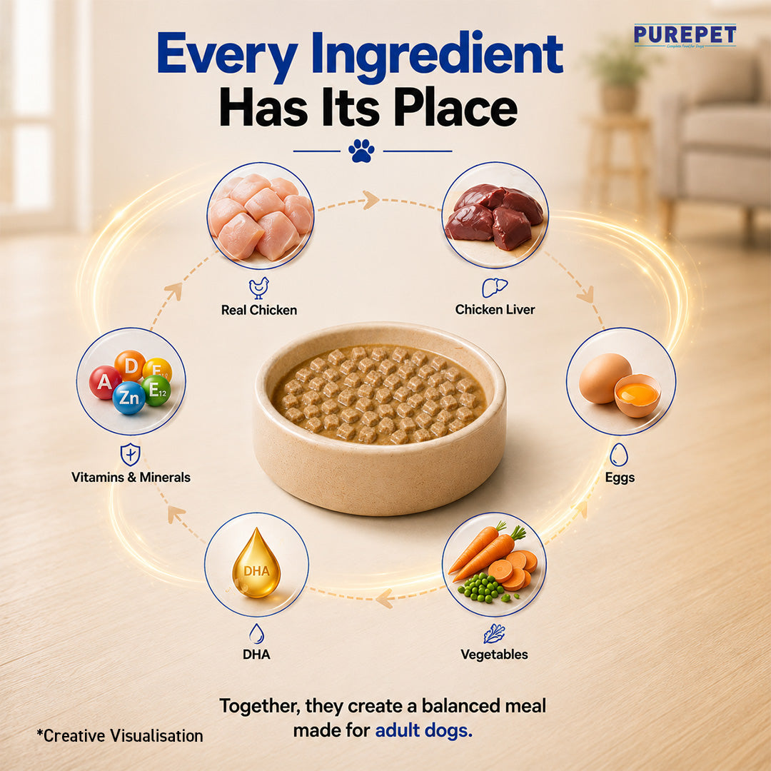 Purepet Chicken & Vegetable Chunks in Gravy Adult Dog Wet Food Dogs-Wet Food Purepet