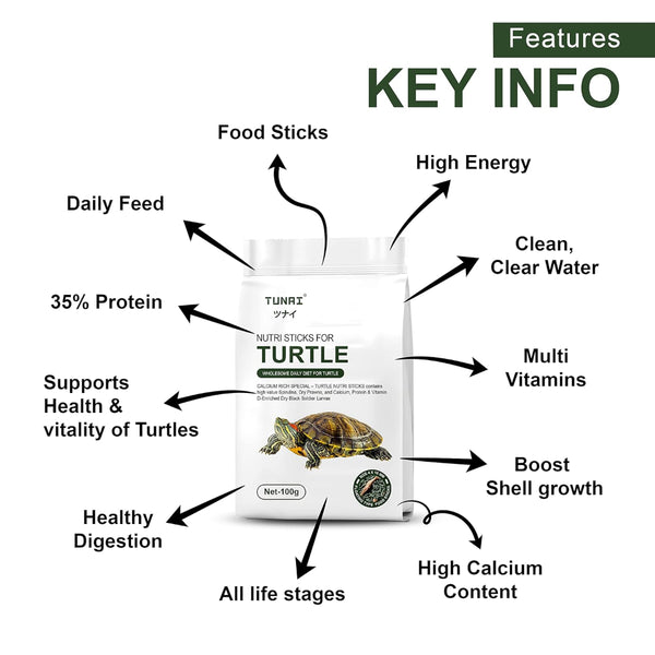 Tunai 3in1 Adult Turtle and Tortoise Food