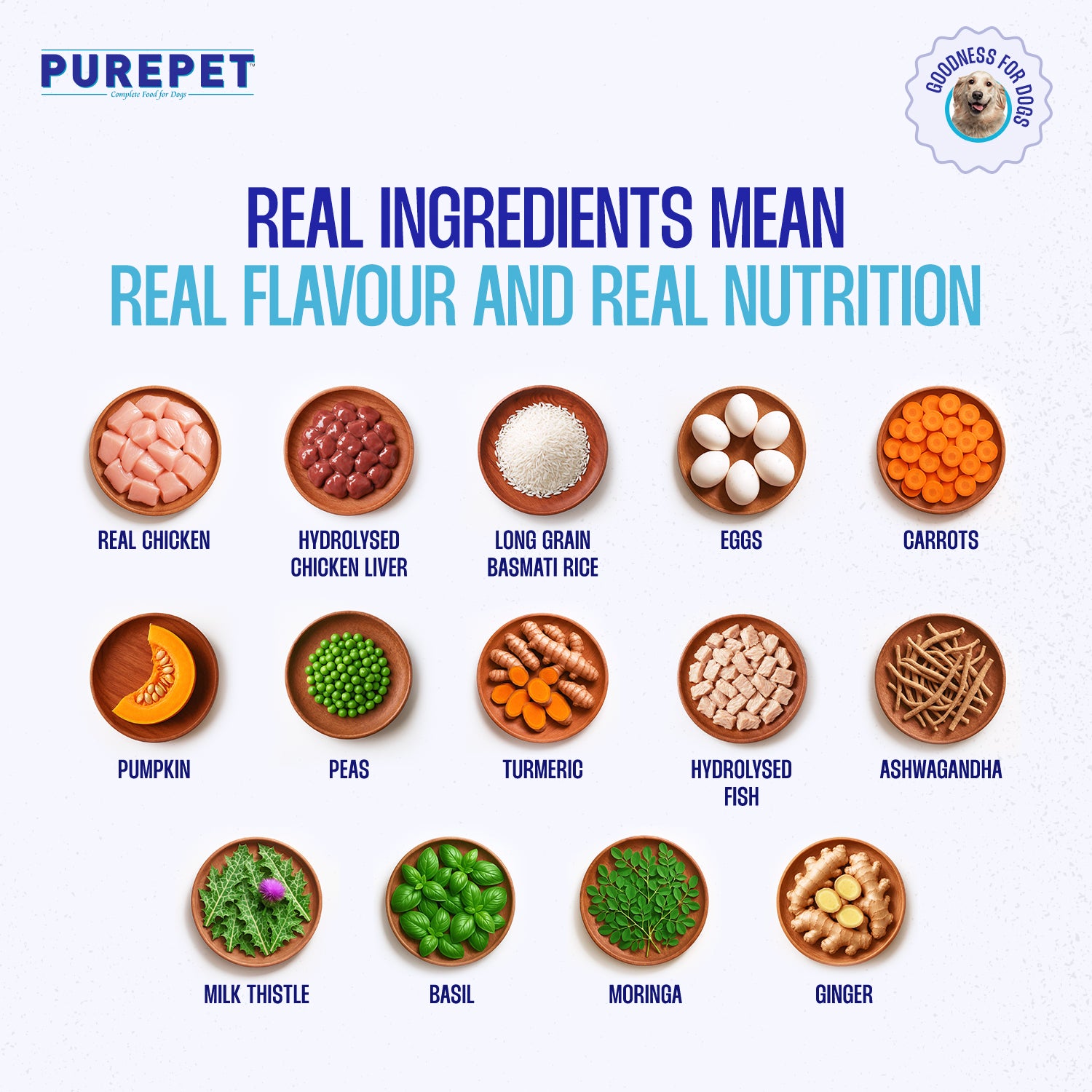 Purepet Chicken and Pumpkin & Chicken and Vegetable Biryani Fresh Food for Dogs Combo Dogs-Fresh Food Purepet