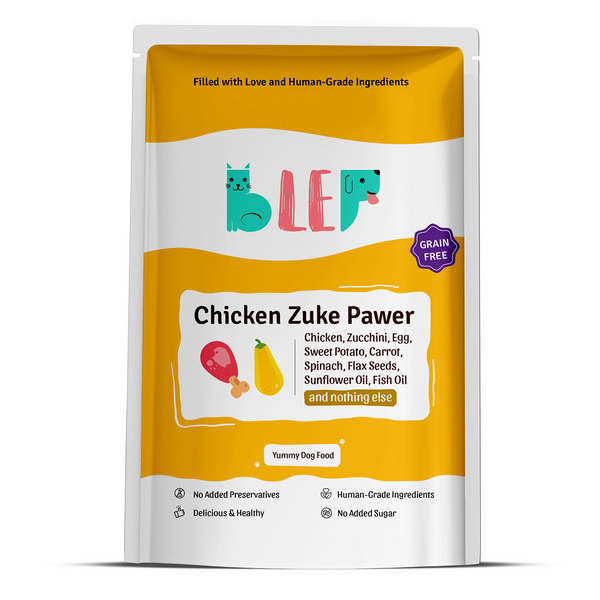 BLEP Chicken Zuke Pawer Dog Wet Food (100g)