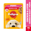 Pedigree Chicken & Liver Chunks in Gravy Puppy Wet Dog Food Dogs-Wet Food Pedigree