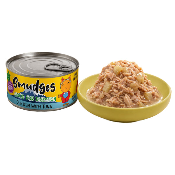 Smudges Chicken Flakes with Tuna in Soft Jelly Adult Cat Wet Food