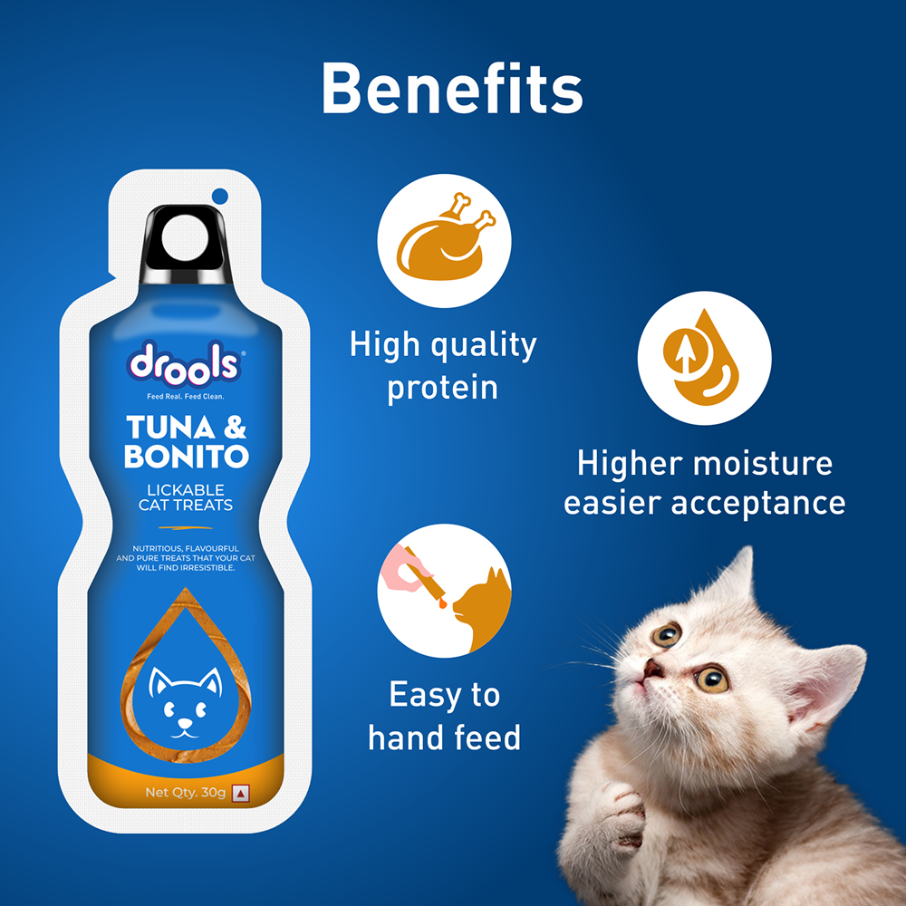 Drools Tuna & Banito Creamy Lickable Cat Treats Cats-Treats & Others Drools