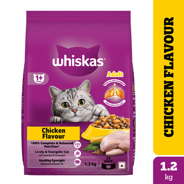 Whiskas Chicken Flavour Cat (Adult 1+) Dry Food