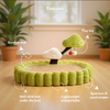 FurryLiving Zen Garden Bed and Scratcher Mat with Hanging Toy for Cats Cats-Bedding, Mats & Travel Supplies FurryLiving Dropship