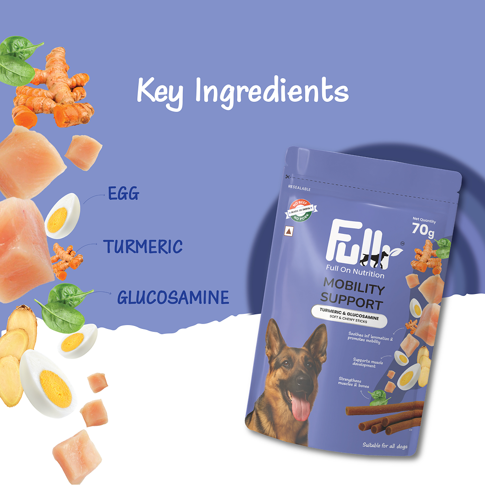 Fullr Mobility Support Soft and Chewy Stick Dog Treats Dog Treats + Others Fullr