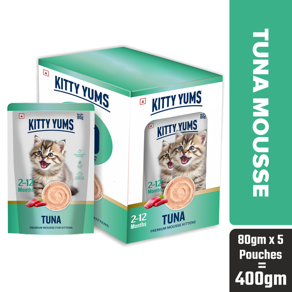 Kitty Yum Tuna Mousse Kitten Cat Wet Food