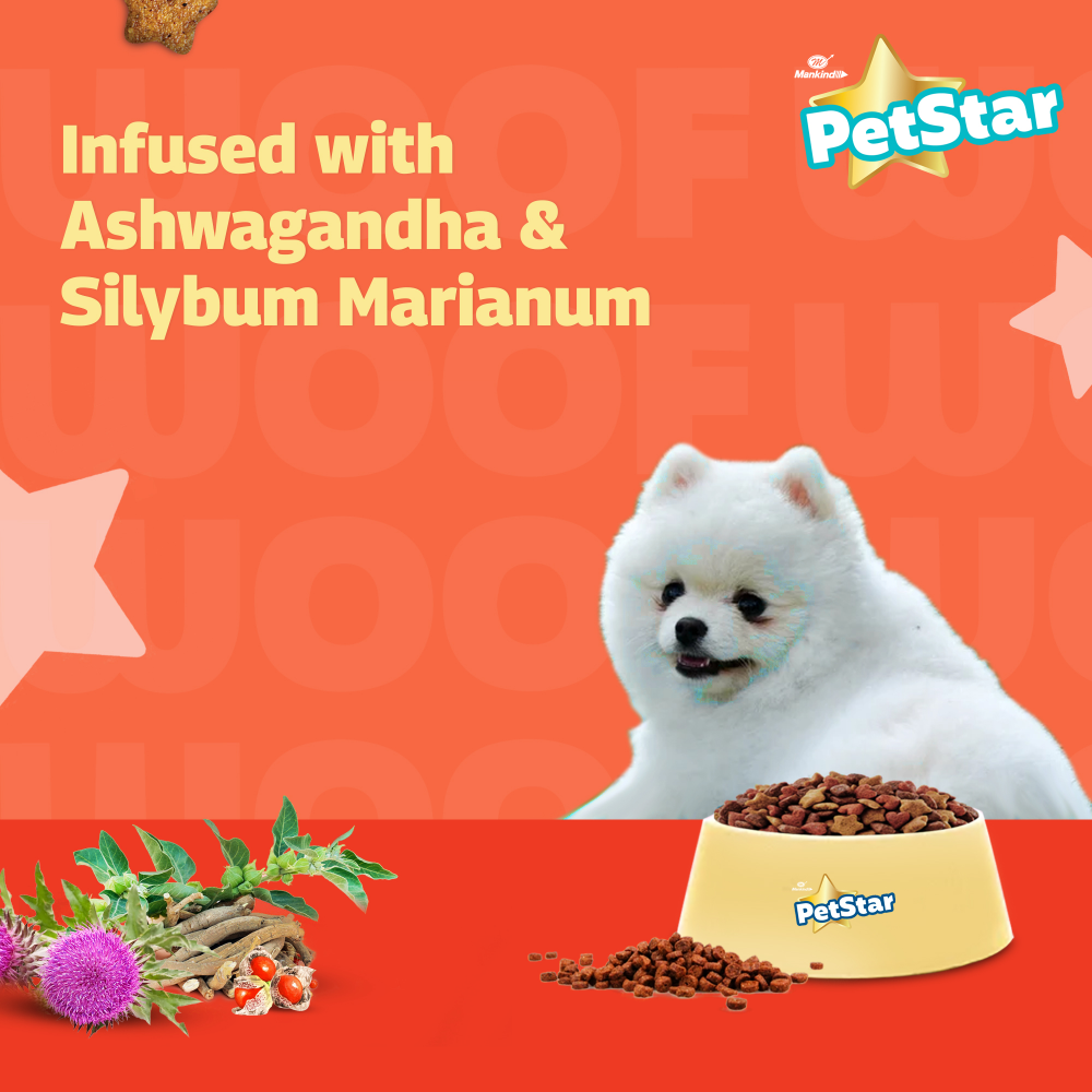 Mankind Petstar Chicken and Wheat Puppy Dry Food Dogs- Dry Food Petstar