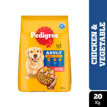 Pedigree Chicken and Vegetables Adult Dog Dry Food