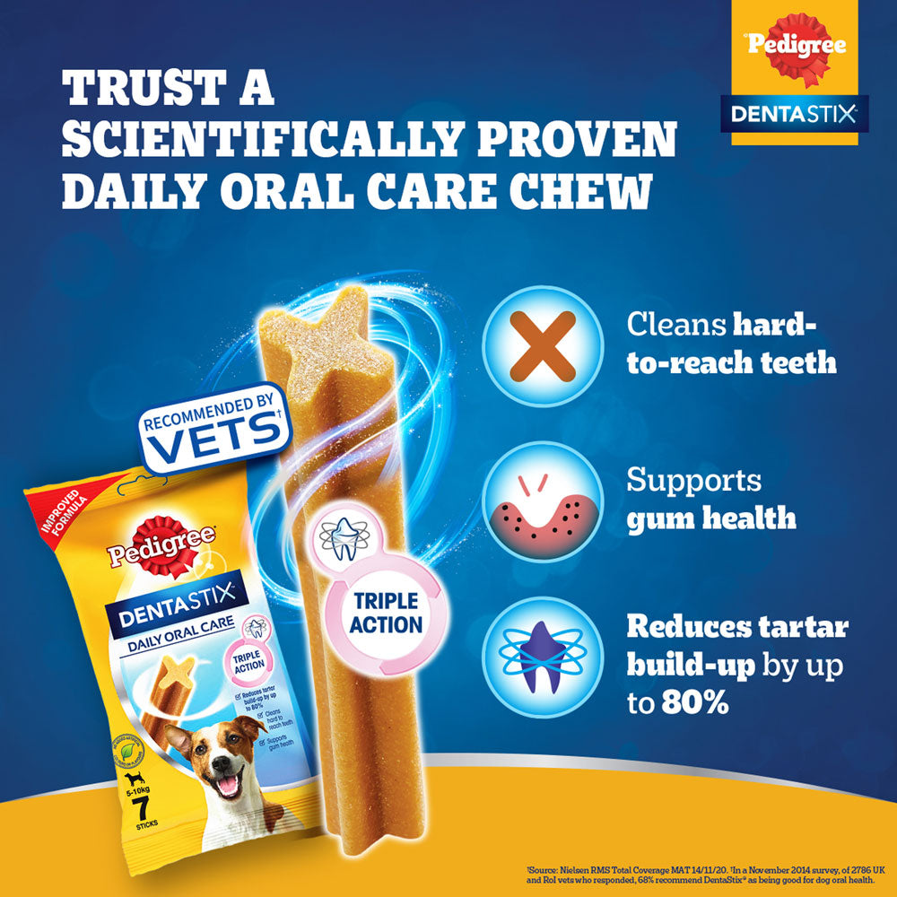 Pedigree Dentastix Oral Care for Adult (Large Breed of 25 kg+) Dog Treats Dog Treats + Others Pedigree