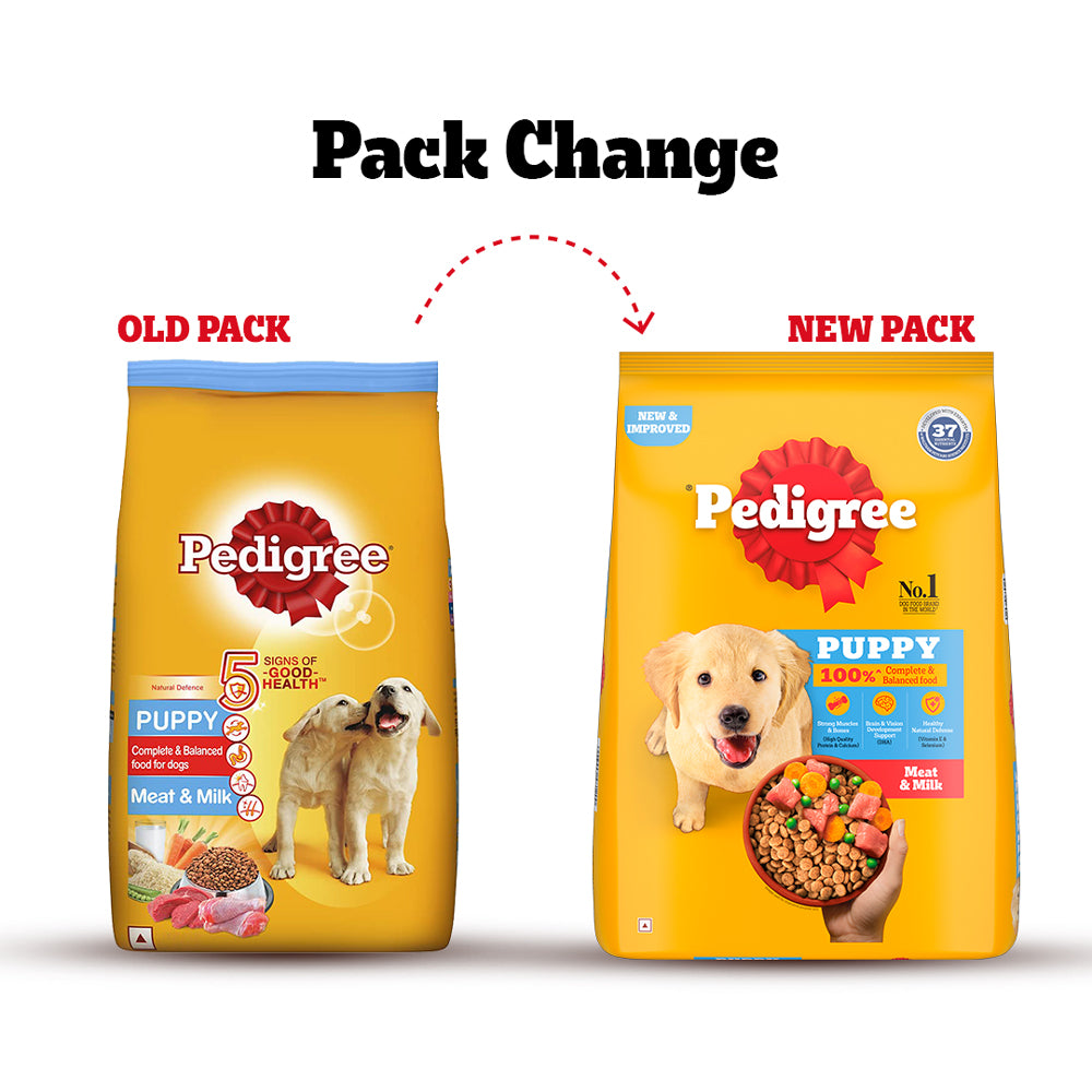 Pedigree Meat & Milk Puppy Dog Dry Food