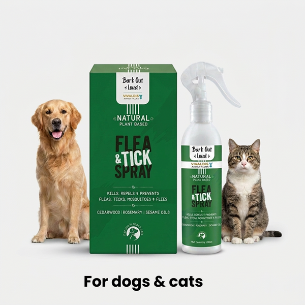Bark Out Loud Natural Flea & Tick Spray for Dogs and Cats