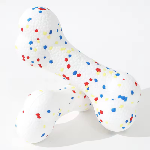 Talking Dog Club Bloom Bone Heavy Chew Toy for Dogs (White)