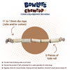 Bowlers Chewrope Caterpillar Functional Dog Treats Dog Treats + Others Bowlers