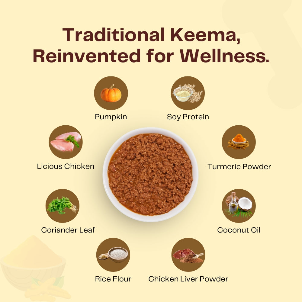 Pawfectly Made By Licious Lucknowi Chicken Keema Gravy Adult Dog Wet Food Dogs-Wet Food Pawfectly Made By Licious