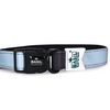 Basil Adjustable Padded Collar for Dogs (Black/Gray)