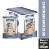 Kitty Yum Chicken Mousse Kitten Cat Wet Food Cats-Wet Food Kitty Yums
