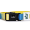 Basil Adjustable Padded Collar for Dogs (Blue/Yellow) Dogs-Collar, Leashes, harnesses Basil