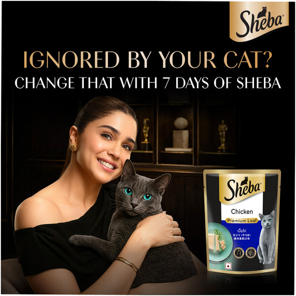 Sheba Chicken With Tuna In Gravy Rich Premium Adult Fine Cat Wet Food
