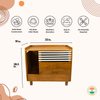 FurryLiving Lulu Litter Cabinet for Cats (Honey) Cats-Furniture FurryLiving Dropship