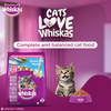 Whiskas Ocean Fish and Tuna in Jelly Kitten Dry and Wet Food Combo