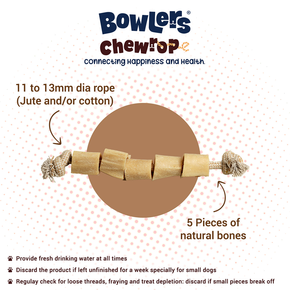 Bowlers Chewrope Abacus Functional Dog Treats Dog Treats + Others Bowlers
