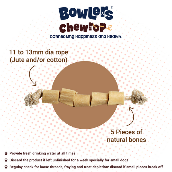 Bowlers Chewrope Abacus Functional Dog Treats