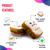 Goofy Tails Food Buddies Sandwich Plush Toy for Dogs