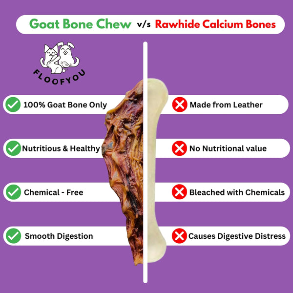 Floofyou Air Dried Meaty Chunks Bone Dental Chew Dog Treats